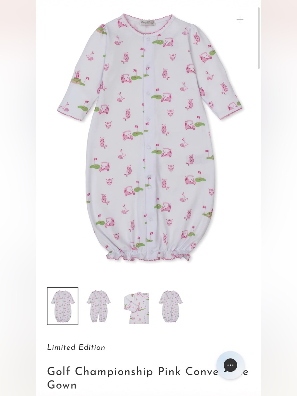 Kissy Kissy Golf Convertible Gown